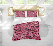 3D Pink Rose Flower Quilt Cover Set Bedding Set Duvet Cover Pillowcases 268- Jess Art Decoration
