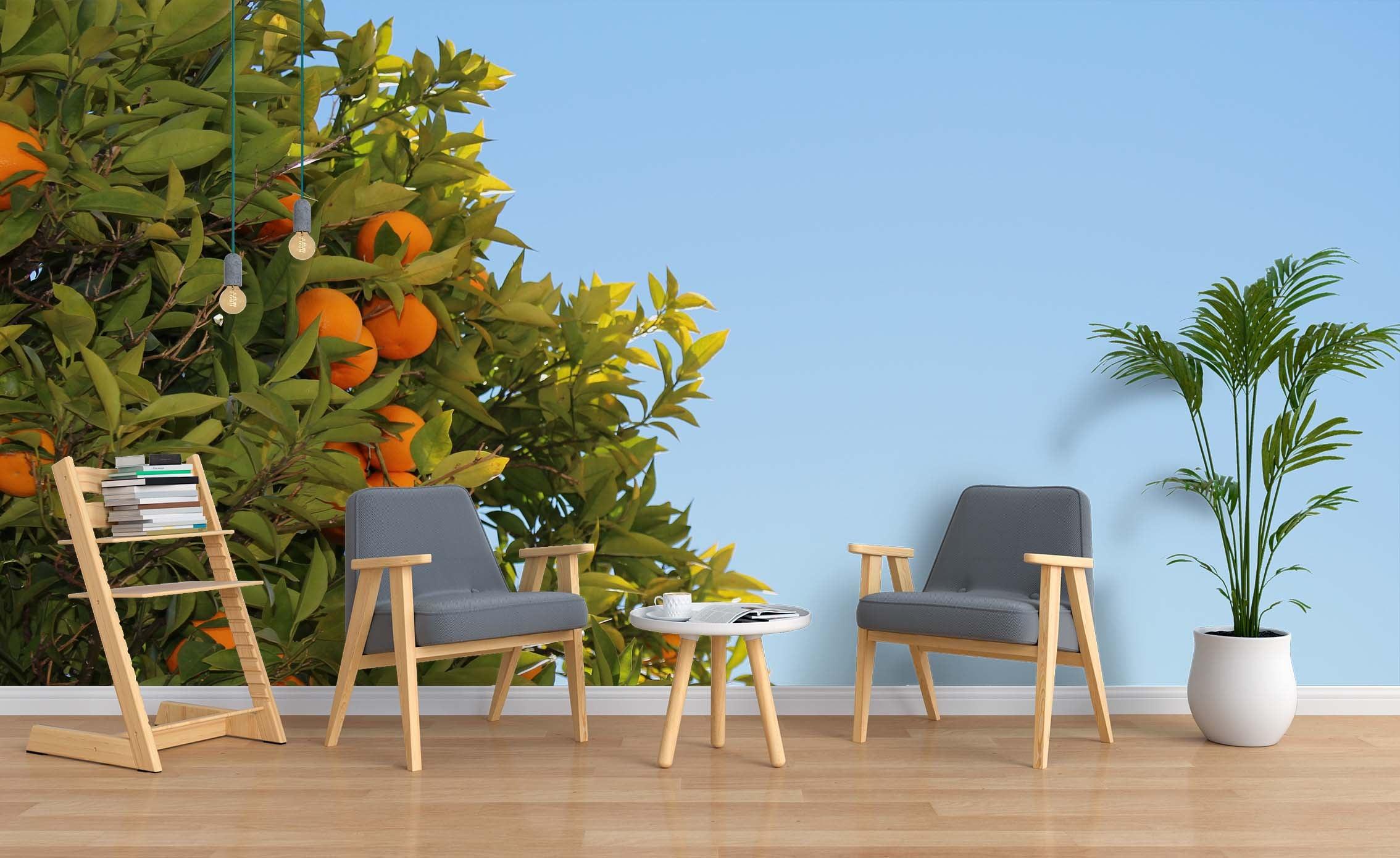 3D Blue Sky Fruits Tree Wall Mural Wallpaper 76- Jess Art Decoration