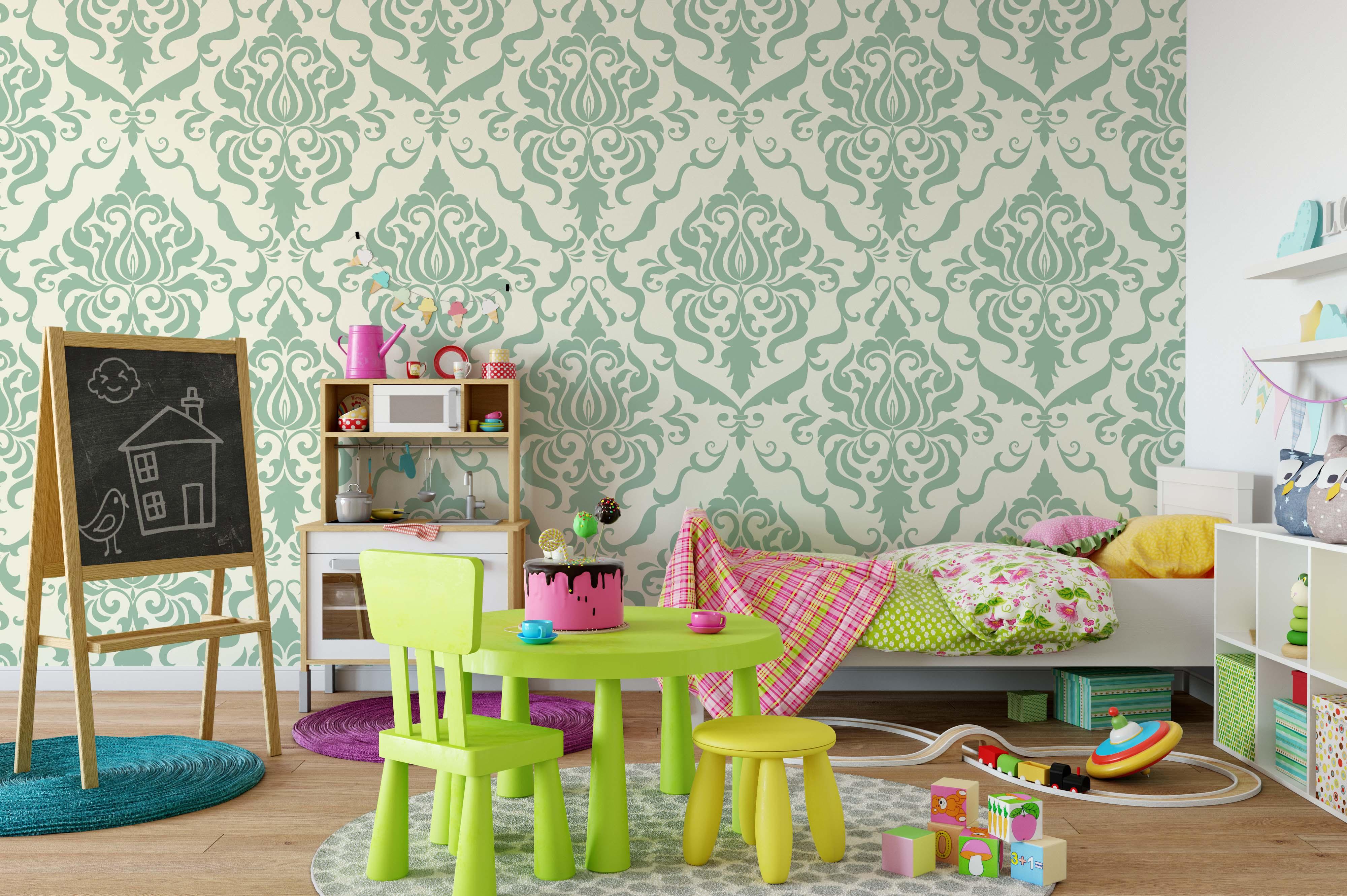 3D Green Pattern Wall Mural Wallpaper 23- Jess Art Decoration