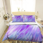 3D Abstract Purple Marble Texture Quilt Cover Set Bedding Set Duvet Cover Pillowcases 271- Jess Art Decoration