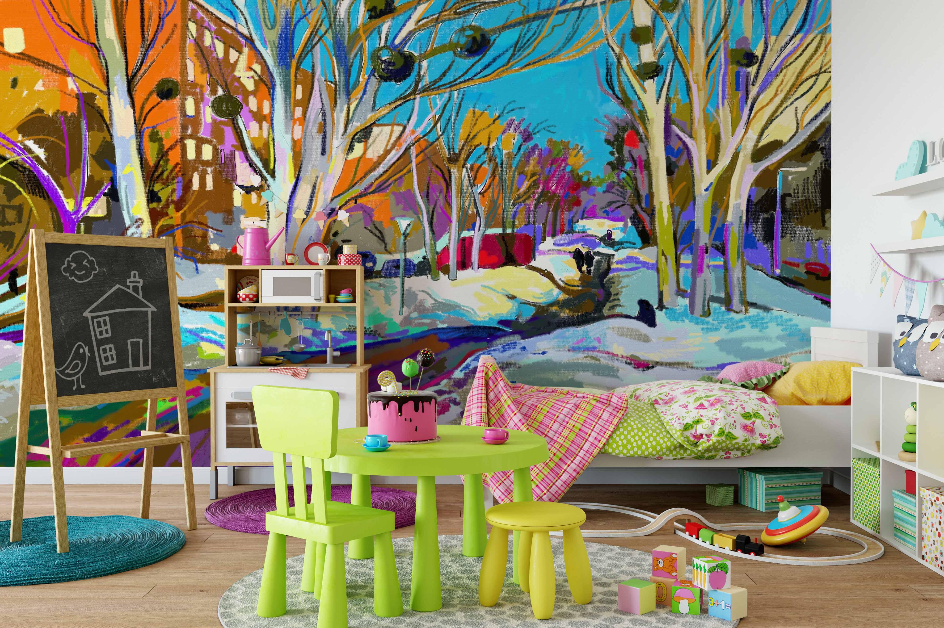 3D Landscape Painting Wall Mural Wallpaper 132- Jess Art Decoration