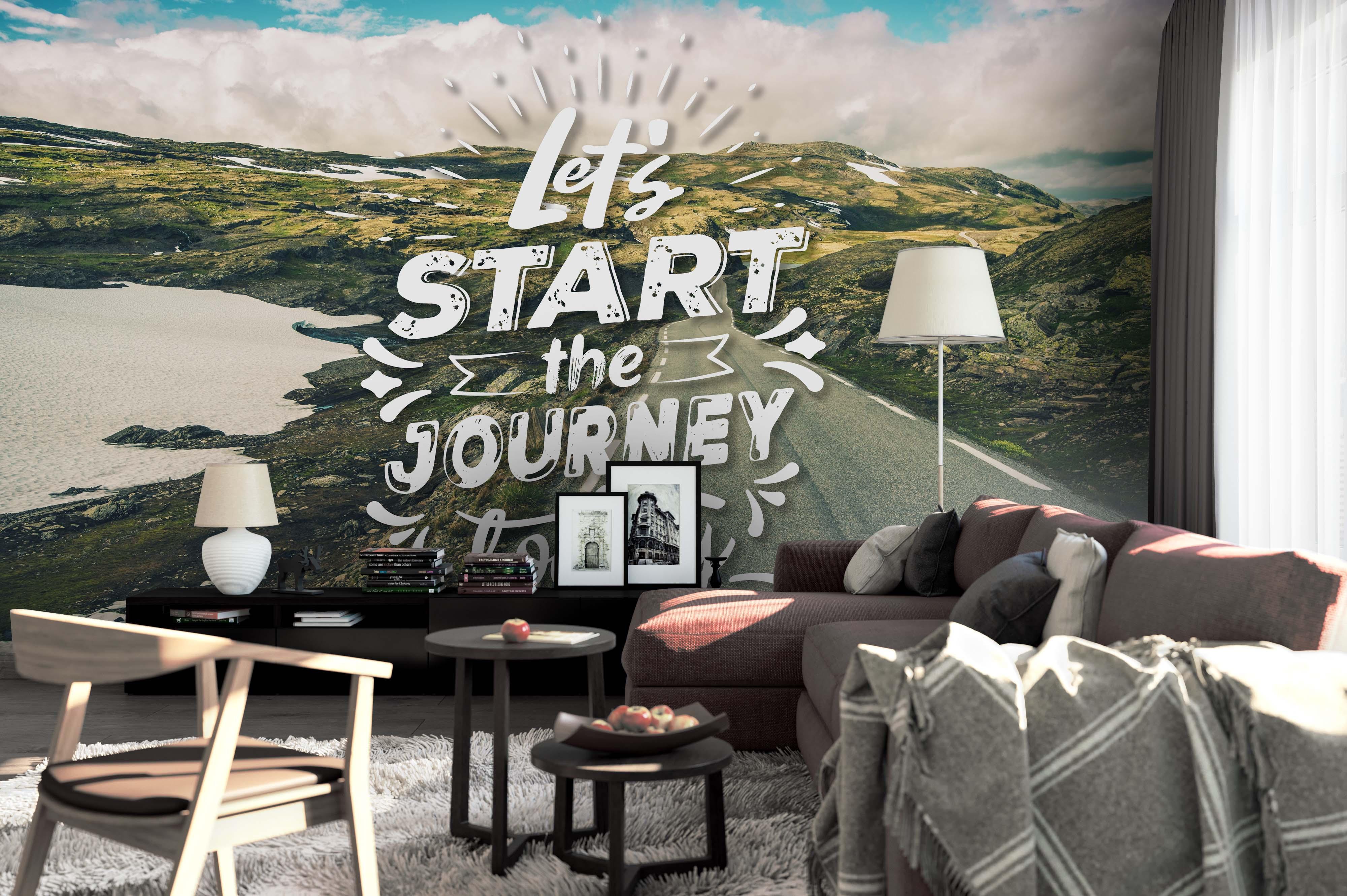 3D Mountain Lake Wall Mural Wallpaper 68- Jess Art Decoration