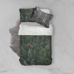 3D Green Pine Forest Quilt Cover Set Bedding Set Pillowcases 92- Jess Art Decoration