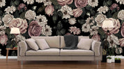 3D pink flowers wall mural wallpaper 11- Jess Art Decoration