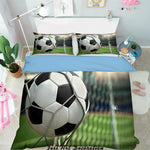 3D Football Quilt Cover Set Bedding Set Pillowcases  101- Jess Art Decoration