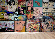 3D Anime Poster Collage anime poster collage wall wall mural wallpaper for teen room - view 4
