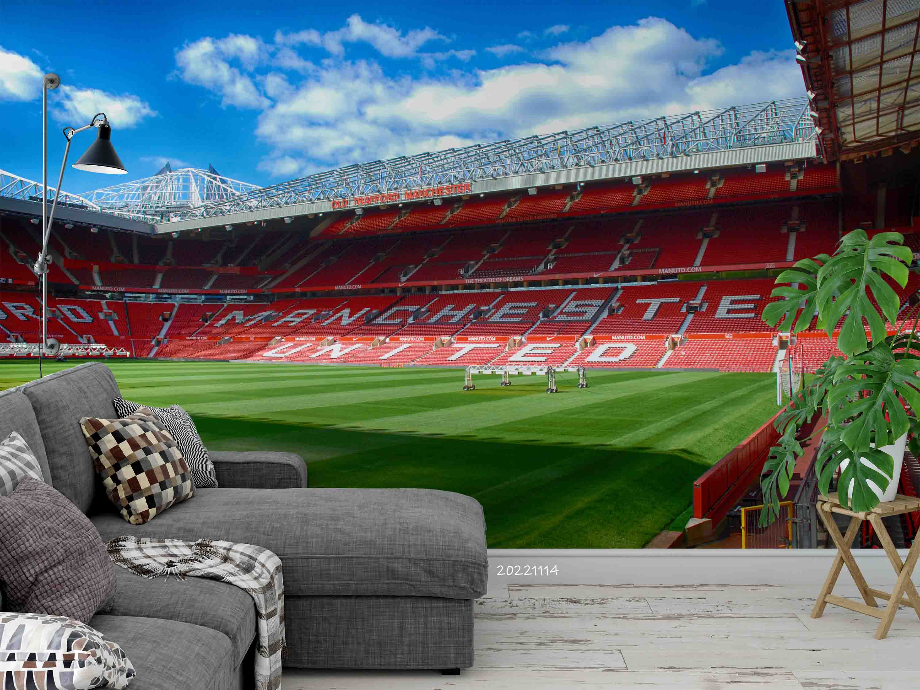 3D UK Old Trafford Stadium Wall Mural Wallpaper GD 212- Jess Art Decoration