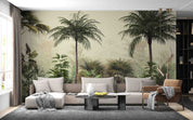 3D Tropical Jungle Plant Palm Tree Leaves Wall Mural Wallpaper GD 798- Jess Art Decoration