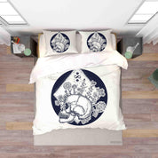 3D Magical Skull Tattoo Quilt Cover Set Bedding Set Duvet Cover Pillowcases WJ 9194- Jess Art Decoration