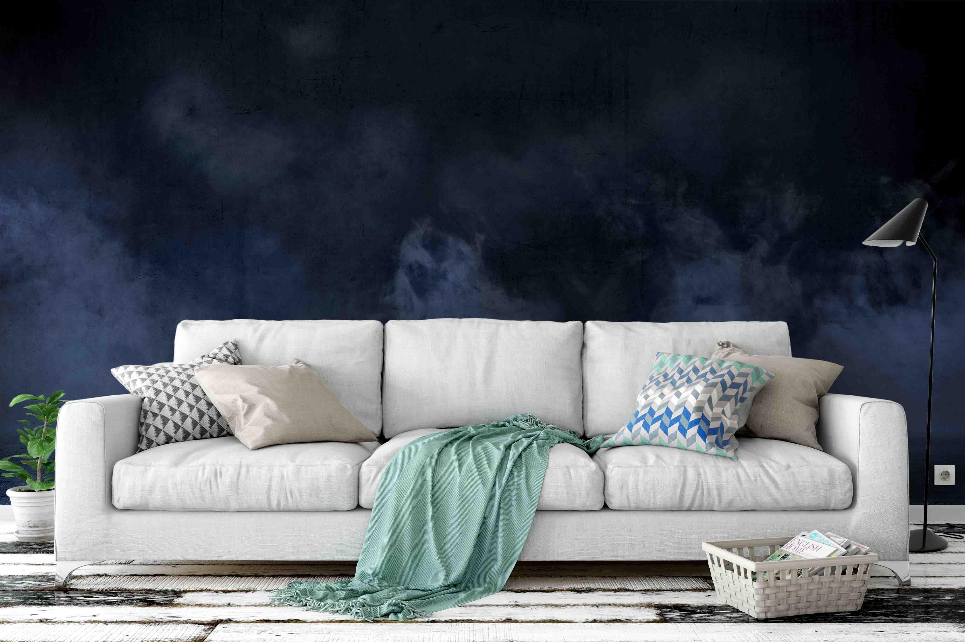 3D Dark Blue Starry Sky Wall Mural Wallpaper 84- Jess Art Decoration