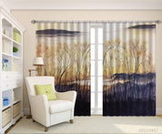 3D Landscape Oil Painting Curtains and Drapes LQH 139- Jess Art Decoration