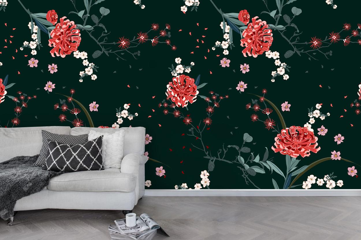3D Floral Wall Mural Wallpaper 47- Jess Art Decoration