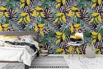 3D color tropical plant leaves wall mural wallpaper 90- Jess Art Decoration