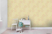 3D Hand Drawn Yellow Star Wall Mural Wallpaper LQH 134- Jess Art Decoration