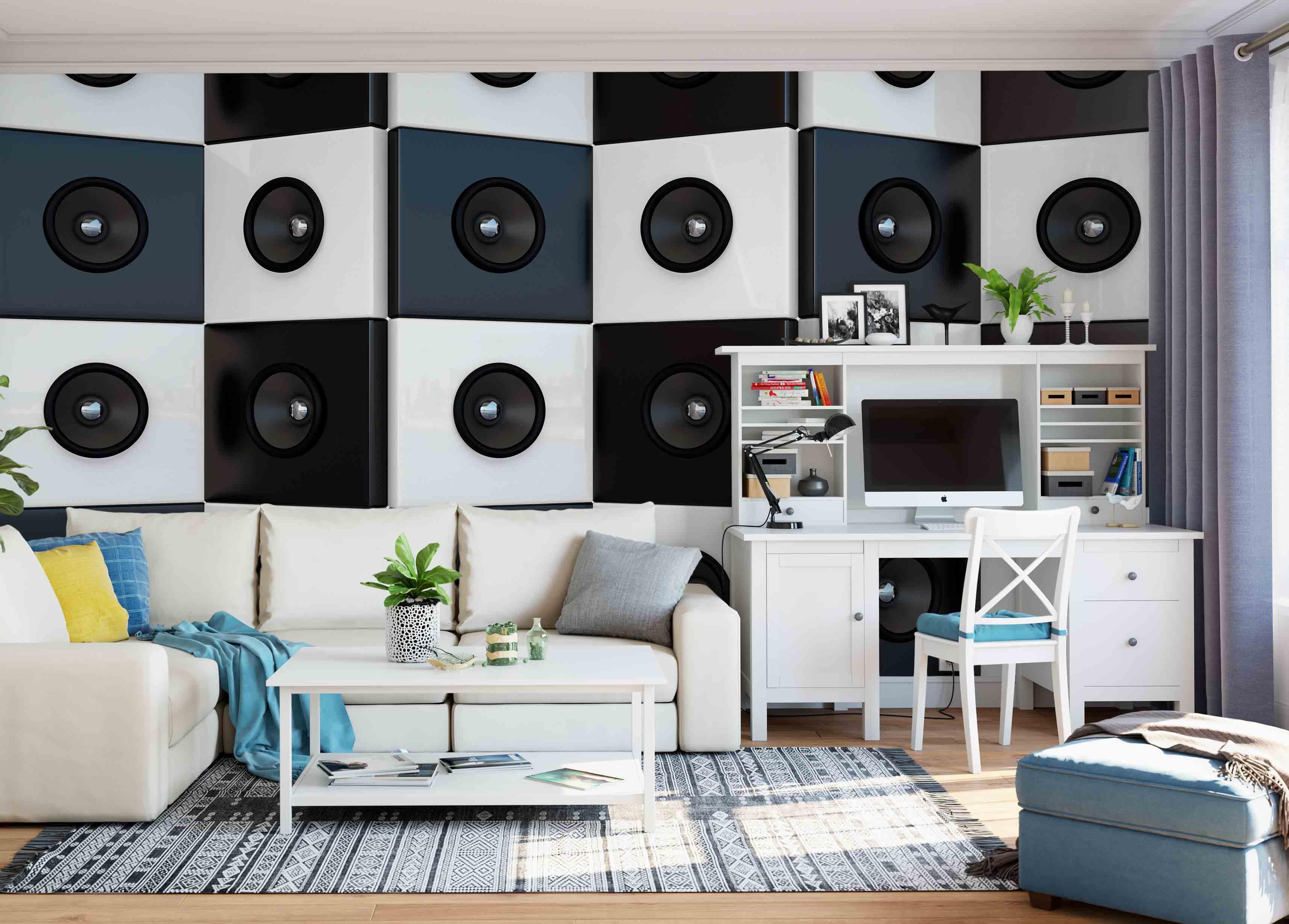 3D Sound Speakers Horn Wall Mural Wallpaper 14- Jess Art Decoration