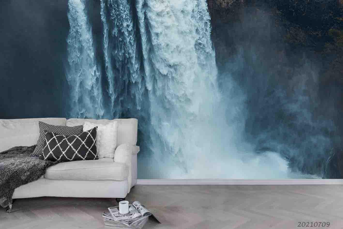 3D Waterfall Wall Mural Wallpaper SWW4295- Jess Art Decoration