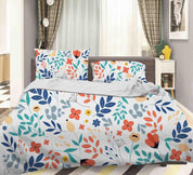 3D Floral Leaves Branch Quilt Cover Set Bedding Set Pillowcases 23- Jess Art Decoration