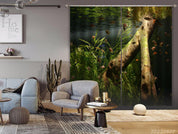 3D Branch Pond Fish Plant Waterweed Curtains and Drapes GD 3449- Jess Art Decoration