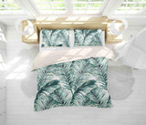 3D Green Leaves Quilt Cover Set Bedding Set Pillowcases 29- Jess Art Decoration