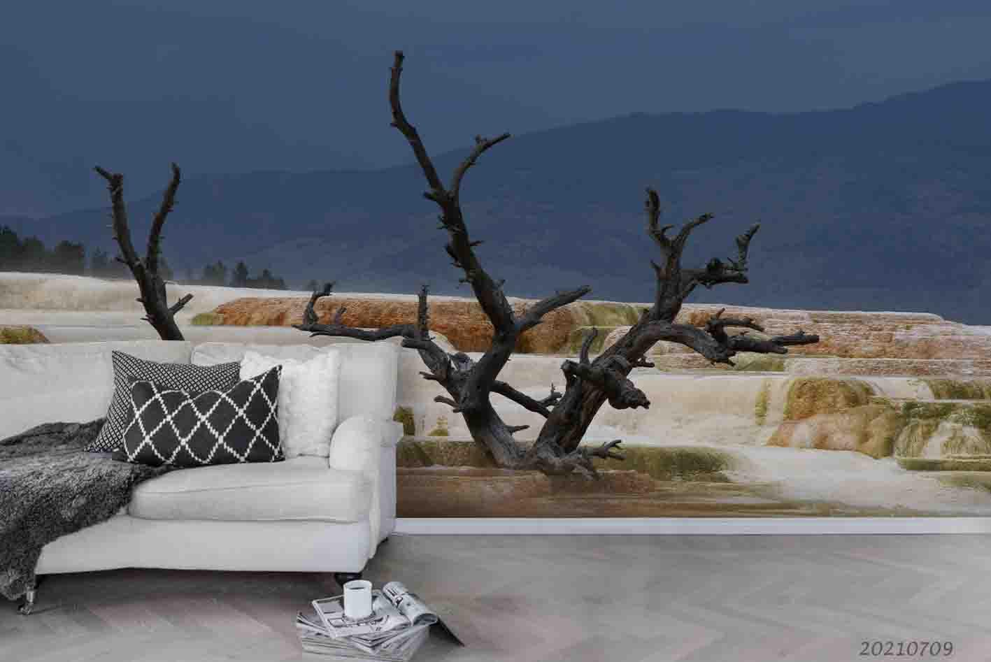 3D Withered Tree Wall Mural Wallpaper SWW3925- Jess Art Decoration