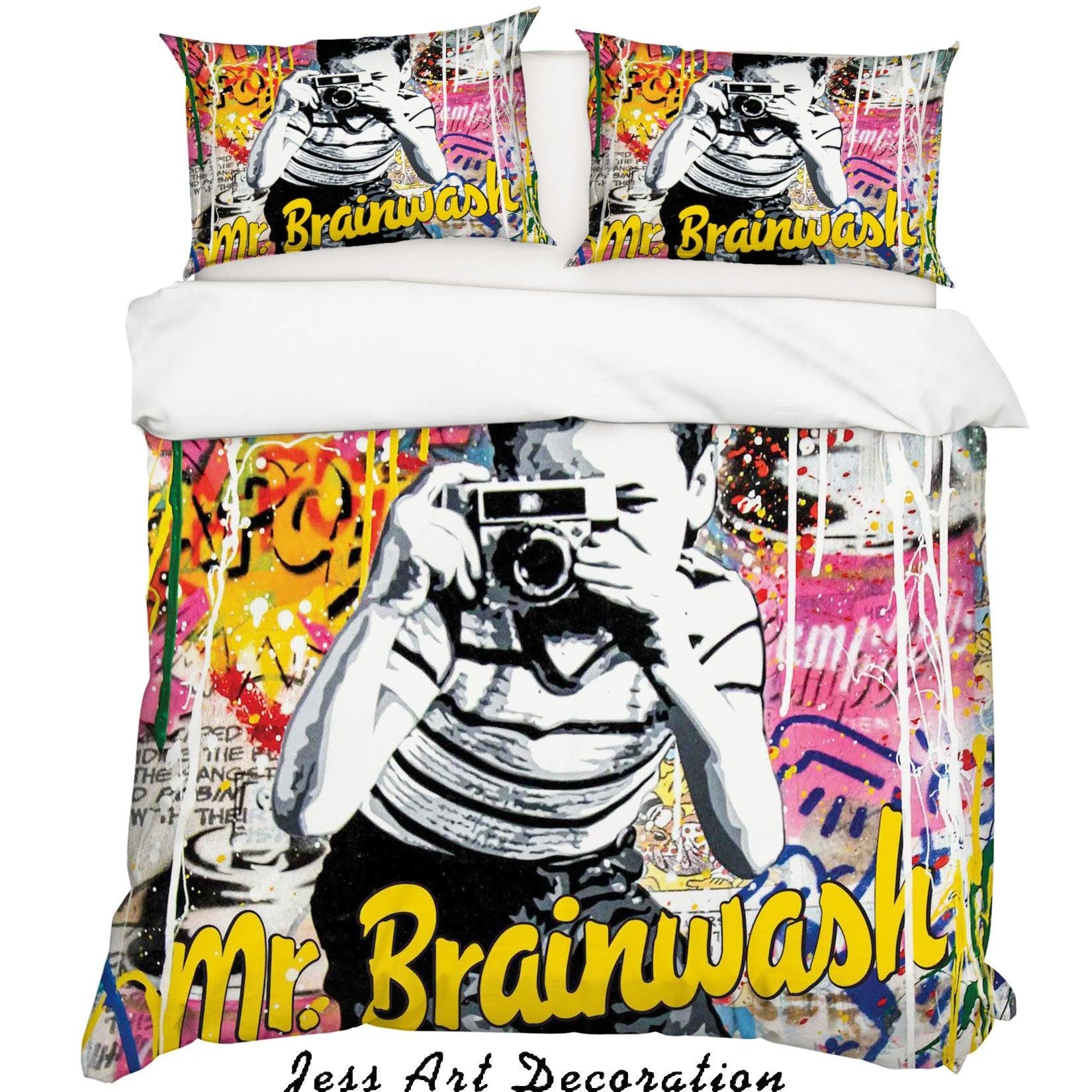 3D  Take Pictures Boy Colorized Quilt Cover Set Bedding Set Duvet Cover Pillowcases  ZY D77- Jess Art Decoration