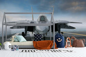 3D Fighter Aircraft Wall Mural Wallpaper WJ 9461- Jess Art Decoration