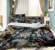3D Color Artists Graffiti Works Quilt Cover Set Bedding Set Duvet Cover Pillowcases 111- Jess Art Decoration