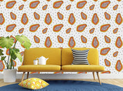 3D Pawpaw Seamless  Wall Mural Wallpaper sww  150- Jess Art Decoration