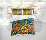 3D Abstract Colorful Pattern Quilt Cover Set Bedding Set Pillowcases 74- Jess Art Decoration