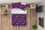 3D Hand Drawn Hip Hop Music Elements Quilt Cover Set Bedding Set Duvet Cover Pillowcases 176- Jess Art Decoration