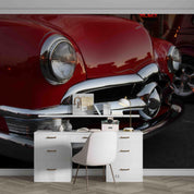 3D American Retro Car Front Pattern Wall Mural Wallpaper GD 3267- Jess Art Decoration