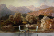 3D Landscape Oil Painting Wall Mural Wallpaper LQH 163- Jess Art Decoration
