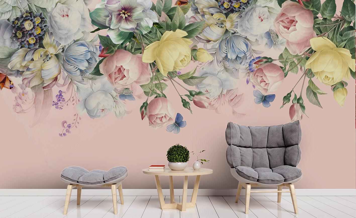 3D Watercolor Floral Wall Mural Wallpaper 47- Jess Art Decoration