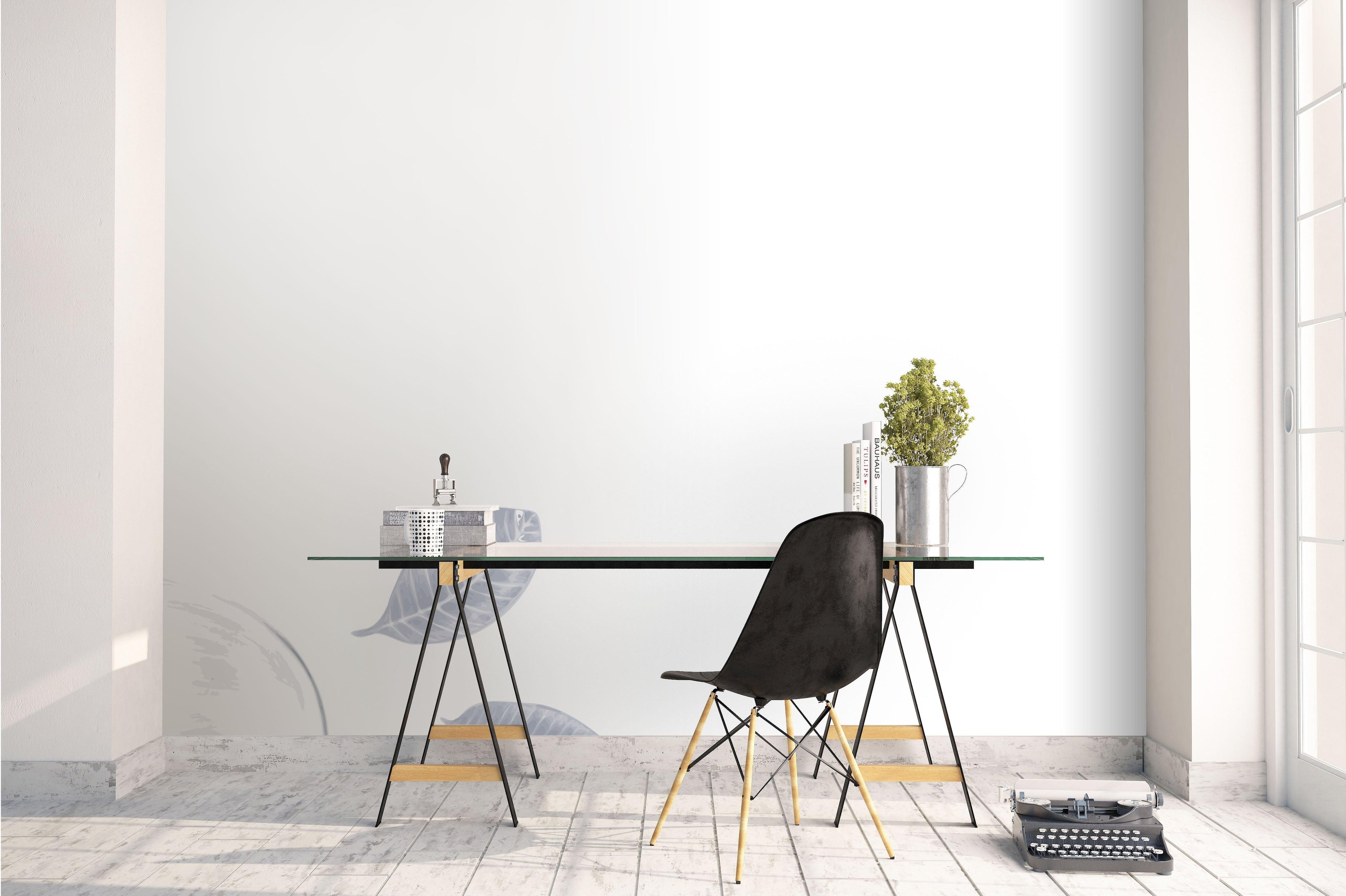 3D Gray leaf Wall Mural Wallpaper 163- Jess Art Decoration