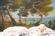 3D seaside scenery oil painting wall mural wallpaper 71- Jess Art Decoration