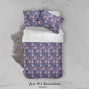 3D Plant Leaves Flower Pattern Quilt Cover Set Bedding Set Duvet Cover Pillowcases WJ 9120- Jess Art Decoration