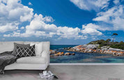 3D Blue Sky Cloud Sea Landscape Wall Mural Wallpaper LQH 310- Jess Art Decoration
