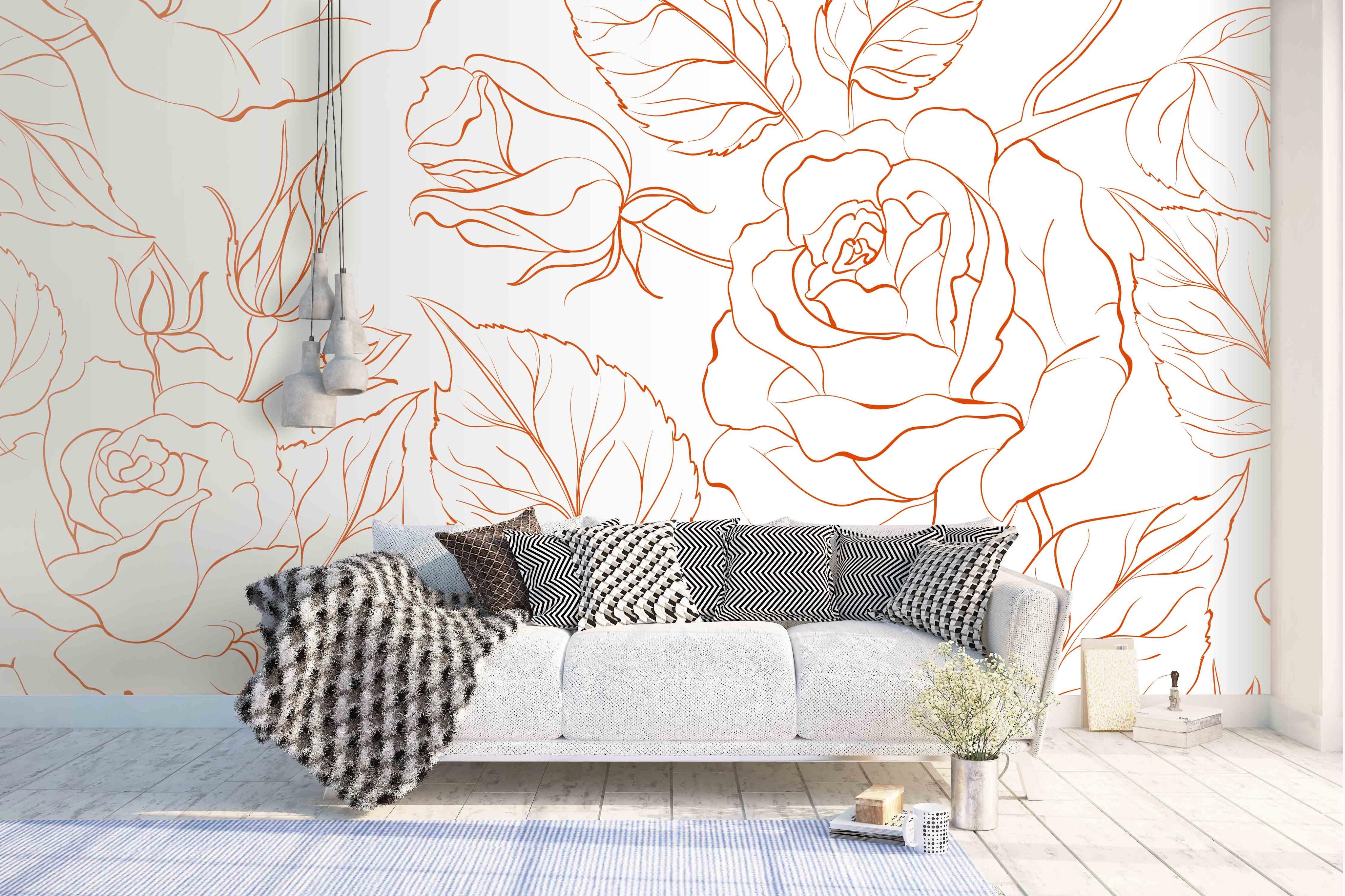 3D Rose Texture Wall Mural Wallpaper 93- Jess Art Decoration