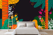 3D floral leaves tree wall mural wallpaper 99- Jess Art Decoration
