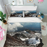 3D Snow Landscape Mountain Quilt Cover Set Bedding Set Pillowcases 26- Jess Art Decoration