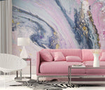 3D Pink Gilding Marbling  Wall Mural Removable Wallpaper 105- Jess Art Decoration