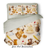 3D Colorful Sweetmeats Quilt Cover Set Bedding Set Pillowcases  57- Jess Art Decoration