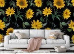 3D yellow sunflower wall mural wallpaper 94- Jess Art Decoration