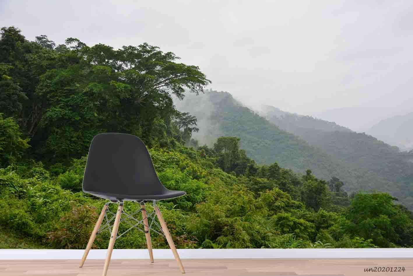 3D Sky Green Forest Wall Mural Wallpaper LQH 48- Jess Art Decoration