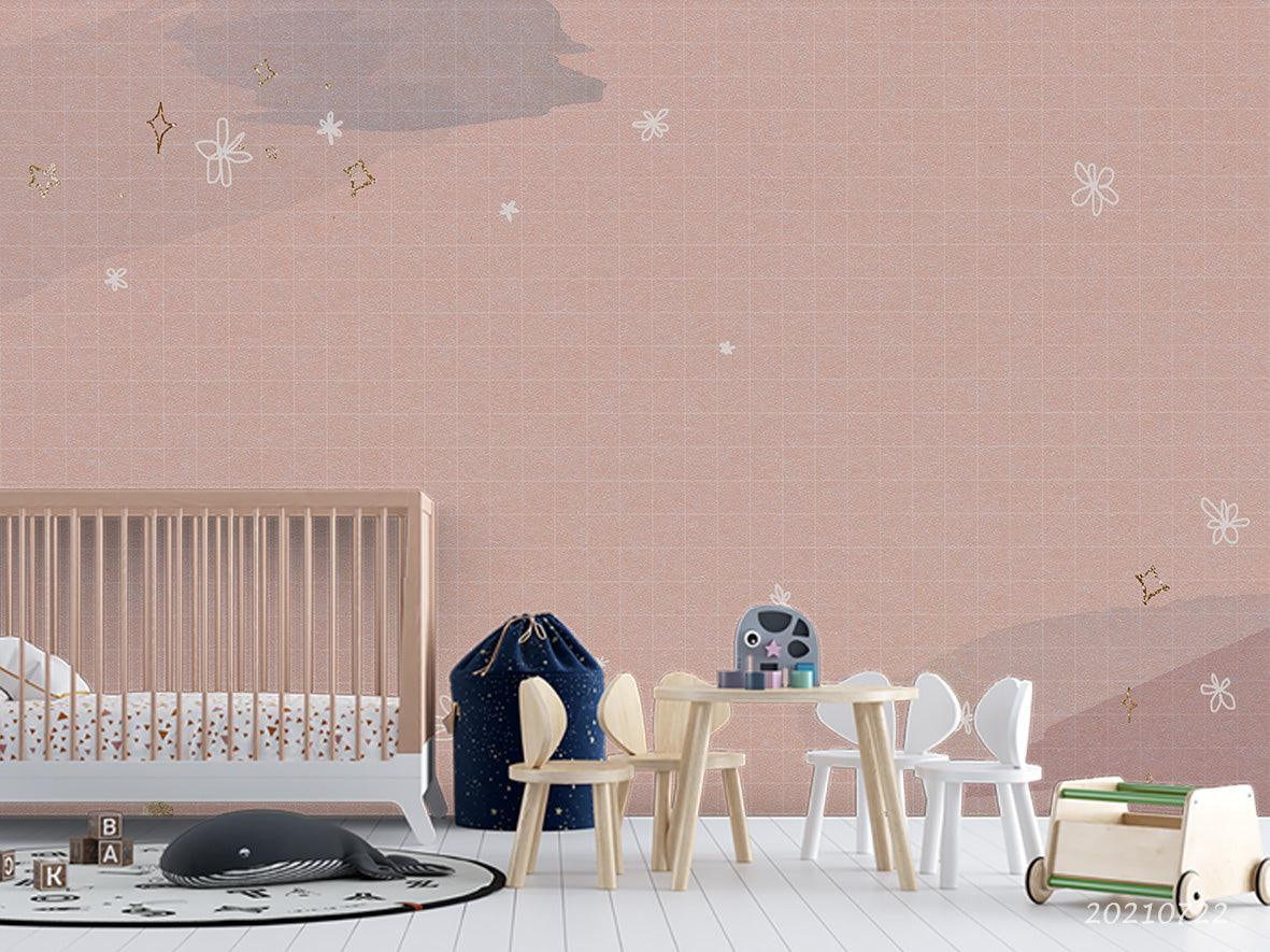 3D Pink Floral Pattern Wall Mural Wallpaper LQH 206- Jess Art Decoration