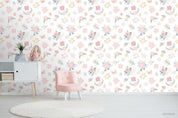 3D Pink Flower Pattern Wall Mural Wallpaper A381 LQH- Jess Art Decoration