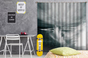 3D Sea Wave Cracked Coast Dark Cloud Curtains and Drapes GD 3044- Jess Art Decoration