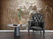 3D Sculpture Woman Relief embossed sculpture woman mural wall mural wallpaper for living room