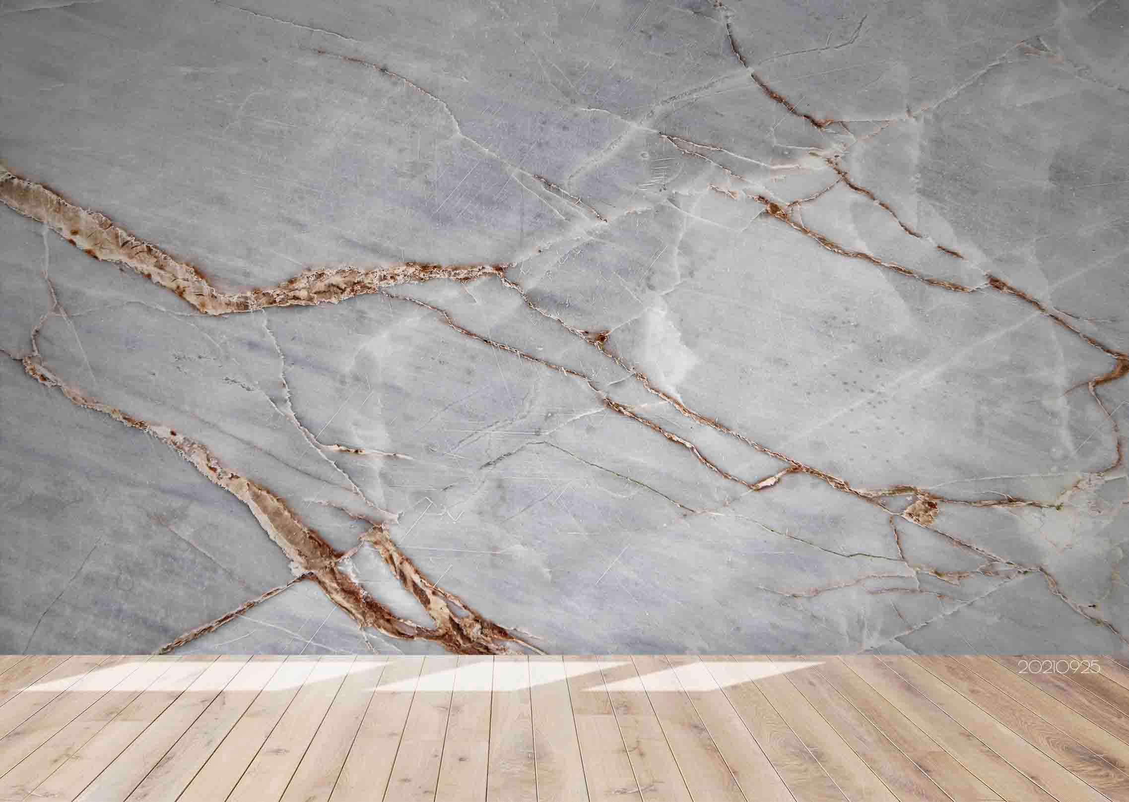 3D Grey Marble Texture Wall Mural Wallpaper LQH 281- Jess Art Decoration