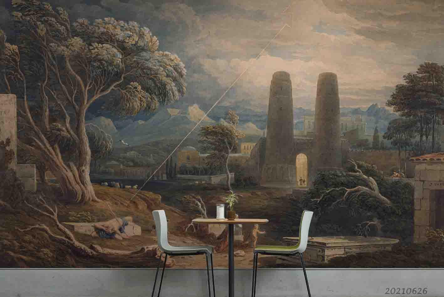3D Birmingham Museum Oil Painting Wall Mural Wallpaper LQH 70- Jess Art Decoration